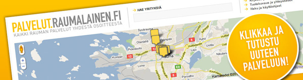 Klikkaa ja tutustu palvelut.raumalainen.fi